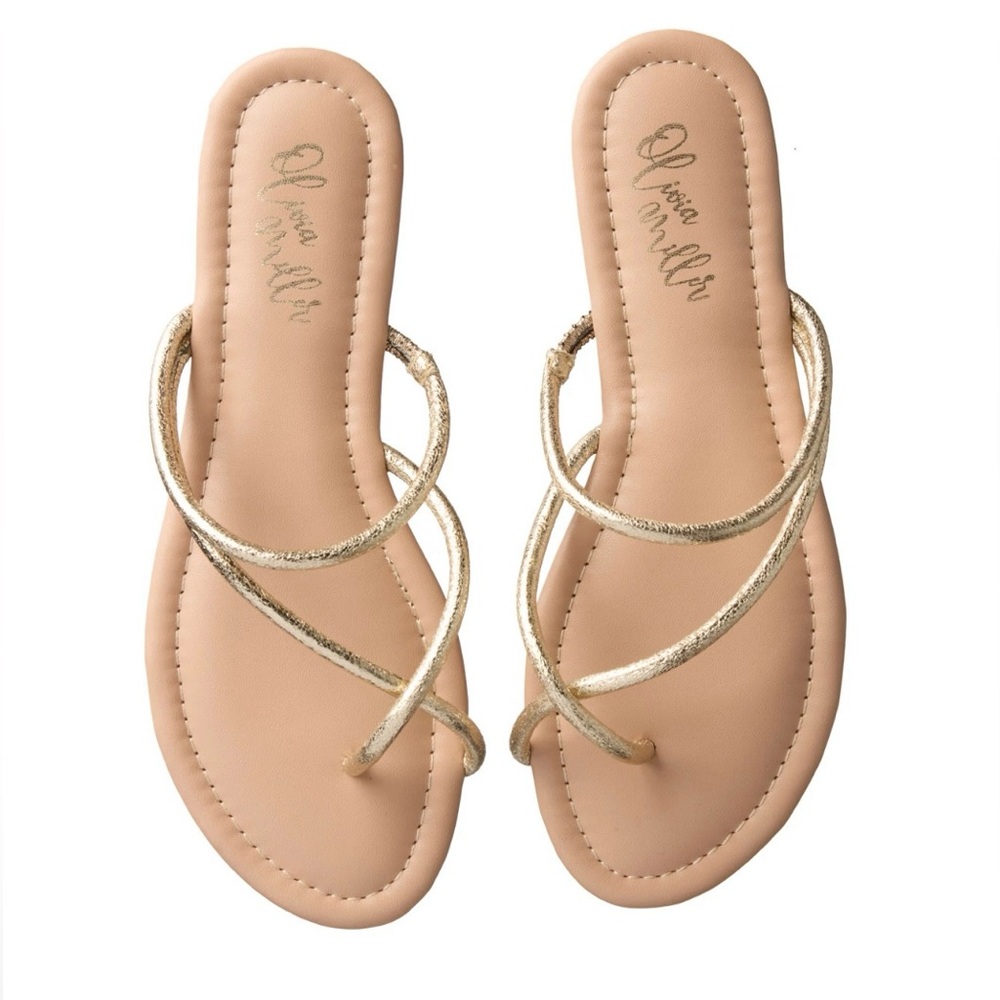 Olivia Miller Criss Cross Sandals